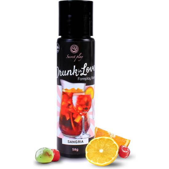 LUBRICANTE SANGRÍA - DRUNK IN LOVE 60 ML - Cosmética Erótica con sabores - Sex Shop ARTICULOS EROTICOS