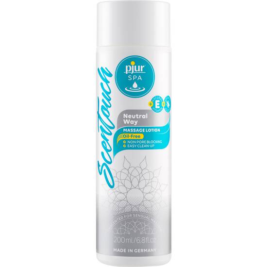 PJUR SPA SCENTOUCH GEL DE MASAJE NEUTRAL 200 ML - Cosmética Erótica Cremas Masaje - Sex Shop ARTICULOS EROTICOS