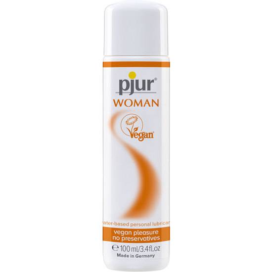 PJUR WOMAN LUBRICANTE VEGANO BASE DE AGUA 100ML - Cosmética Erótica con Base de Agua - Sex Shop ARTICULOS EROTICOS