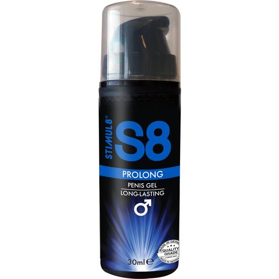 S8 GEL PROLONGADOR MASCULINO 30ML - Cosmética Erótica Cremas Vigorizantes - Sex Shop ARTICULOS EROTICOS