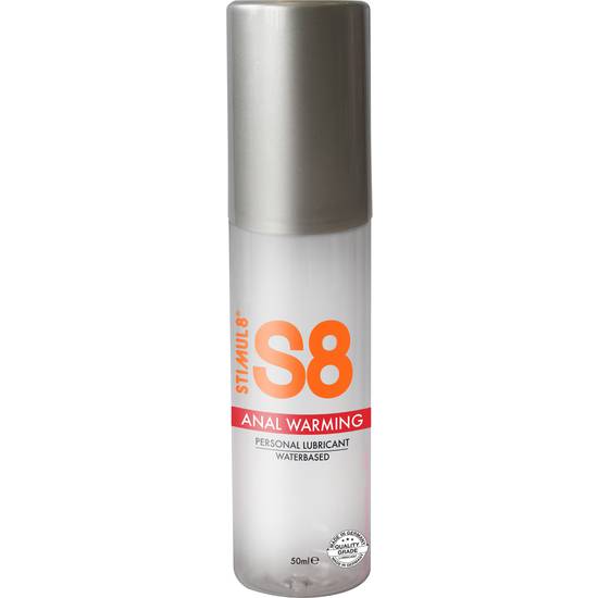 S8 LUBRICANTE ANAL BASE DE AGUA EFECTO CALOR 50ML - Cosmética Erótica con sabores - Sex Shop ARTICULOS EROTICOS