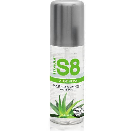 S8 LUBRICANTE BASE AGUA ALOE VERA 125ML - Cosmética Erótica con Base de Agua - Sex Shop ARTICULOS EROTICOS