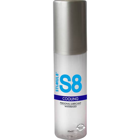 S8 LUBRICANTE BASE DE AGUA EFECTO FRÍO 50ML - Cosmética Erótica con Base de Agua - Sex Shop ARTICULOS EROTICOS