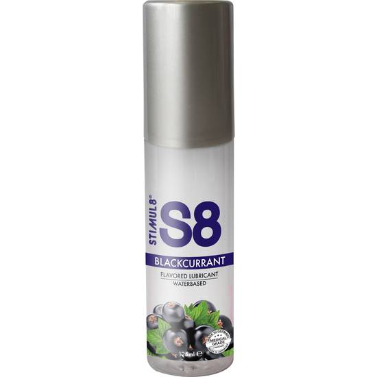 S8 LUBRICANTE SABORES 125ML - GROSELLA NEGRA - Cosmética Erótica con sabores - Sex Shop ARTICULOS EROTICOS