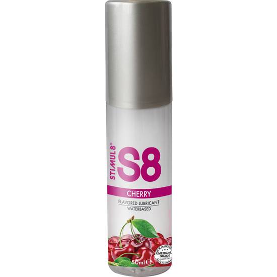 S8 LUBRICANTE SABORES 50ML - CEREZA - Cosmética Erótica con sabores - Sex Shop ARTICULOS EROTICOS