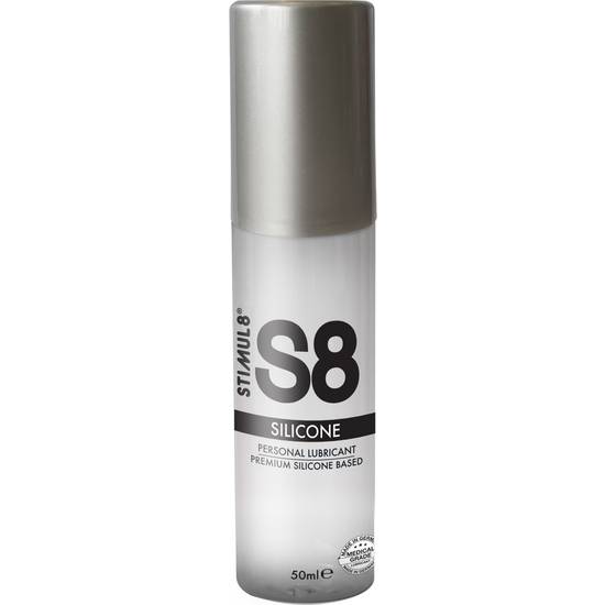 S8 LUBRICANTE SILICONA PREMIUM 50ML - Cosmética Erótica con Base de Silicona - Sex Shop ARTICULOS EROTICOS