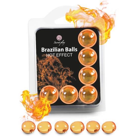 SECRET PLAY SET 6 BRAZILIAN BALLS EFECTO CALOR - Cosmética Erótica Varios - Sex Shop ARTICULOS EROTICOS