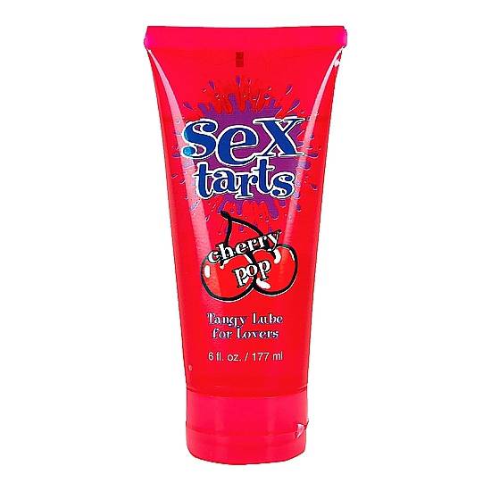 SEX TARTS LUBE, LUBRICANTE CEREZA - 177ML - Cosmética Erótica con sabores - Sex Shop ARTICULOS EROTICOS