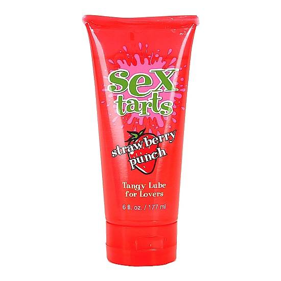 SEX TARTS LUBE, LUBRICANTE FRESA - 177ML - Cosmética Erótica con sabores - Sex Shop ARTICULOS EROTICOS