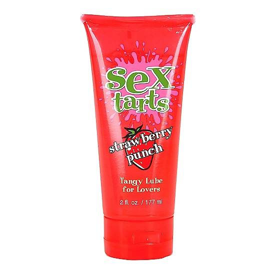 SEX TARTS LUBE, LUBRICANTE FRESA - 59ML - Cosmética Erótica con sabores - Sex Shop ARTICULOS EROTICOS