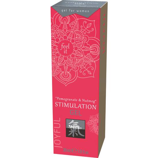 SHIATSU GEL ESTIMULANTE GRANADA Y NUEZ MOSCADA 30ML - Cosmetica Erótica Aceites Aromáticos - Sex Shop ARTICULOS EROTICOS