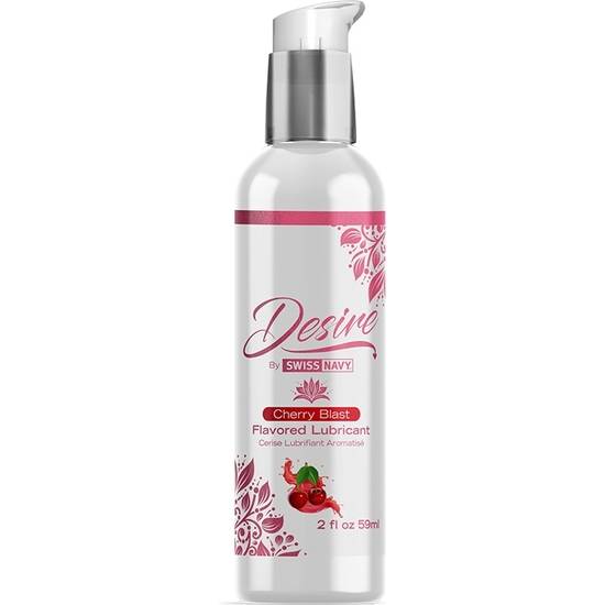 SWISS NAVY DESIRE CHERRY BLAST LUBRICANTE CON SABOR - 59ML - Cosmética Erótica con sabores - Sex Shop ARTICULOS EROTICOS