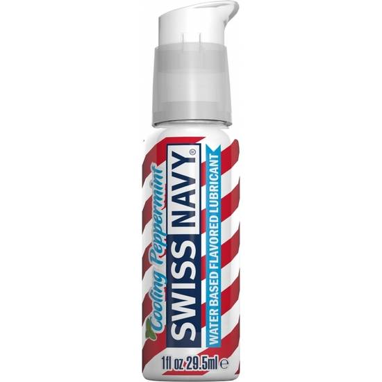 SWISS NAVY LUBRICANTE SABORES PEPPERMINT EFECTO FRÍO - 30 ML - Cosmética Erótica con sabores - Sex Shop ARTICULOS EROTICOS