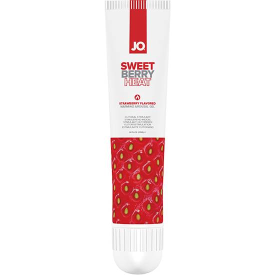 SYSTEM JO - GEL DE SABOR CON EFECTO CALOR SWEET BERRY 10ML - Cosmética Erótica con Efecto Calor - Sex Shop ARTICULOS EROTICOS