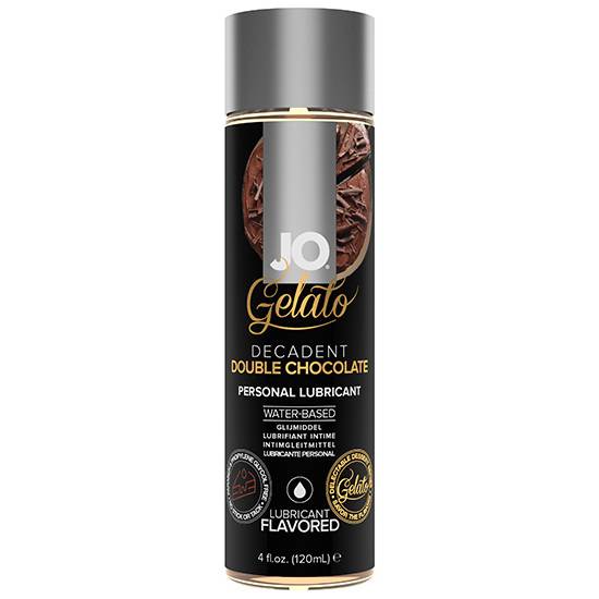 SYSTEM JO - GELATO DECADENT DOBLE CHOCOLATE LUBRICANTE BASE DE AGUA 120ML - Cosmética Erótica con Base de Agua - Sex Shop ARTICULOS EROTICOS