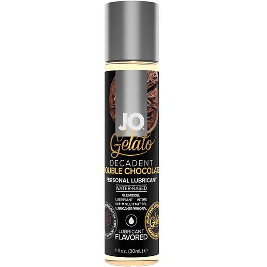 SYSTEM JO - GELATO DECADENT DOBLE CHOCOLATE LUBRICANTE BASE DE AGUA 30ML - Cosmética Erótica con Base de Agua - Sex Shop ARTICULOS EROTICOS