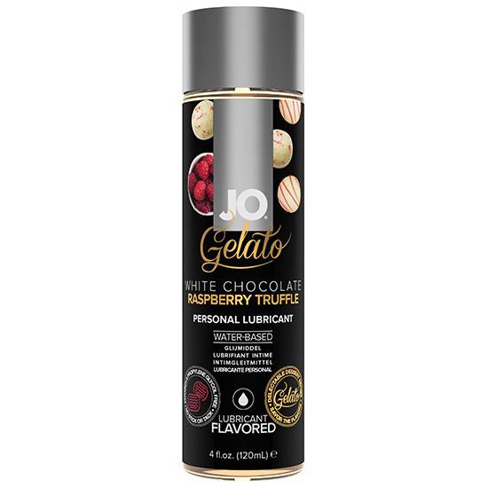 SYSTEM JO - GELATO DECADENT TRUFA DE CHOCOLATE BLANCO LUBRICANTE BASE DE AGUA 120ML - Cosmética Erótica con Base de Agua - Sex Shop ARTICULOS EROTICOS