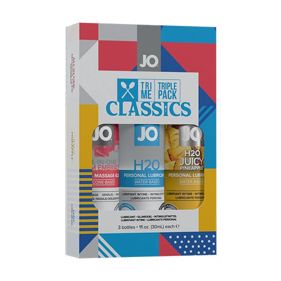 SYSTEM JO - TRI ME TRIPLE PACK CLASSIC - Cosmética Erótica Varios - Sex Shop ARTICULOS EROTICOS