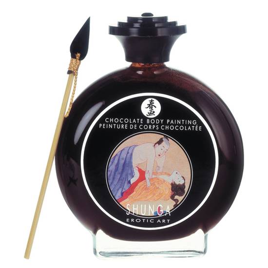 SHUNGA PINTURA CORPORAL DE CHOCOLATE - Body Paint Cosmética Erótica - Sex Shop ARTICULOS EROTICOS