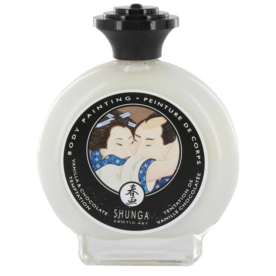 SHUNGA PINTURA CORPORAL DE VAINILLA Y CHOCOLATE - Body Paint Cosmética Erótica - Sex Shop ARTICULOS EROTICOS