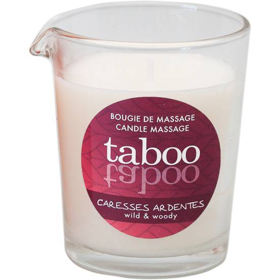 TABOO VELA DE MASAJE PARA ÉL CARESSES ARDENTES AROMA HELECHO - Afrodisiácos Velas - Sex Shop ARTICULOS EROTICOS