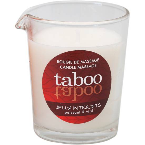 TABOO VELA DE MASAJE PARA ÉL JEUX INTERDITS AROMA LIQUEN SALVAJE - Afrodisiácos Velas - Sex Shop ARTICULOS EROTICOS