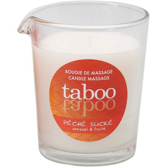 TABOO VELA DE MASAJE PARA ELLA PECHE SUCRE AROMA NECTARINA - Afrodisiácos Velas - Sex Shop ARTICULOS EROTICOS