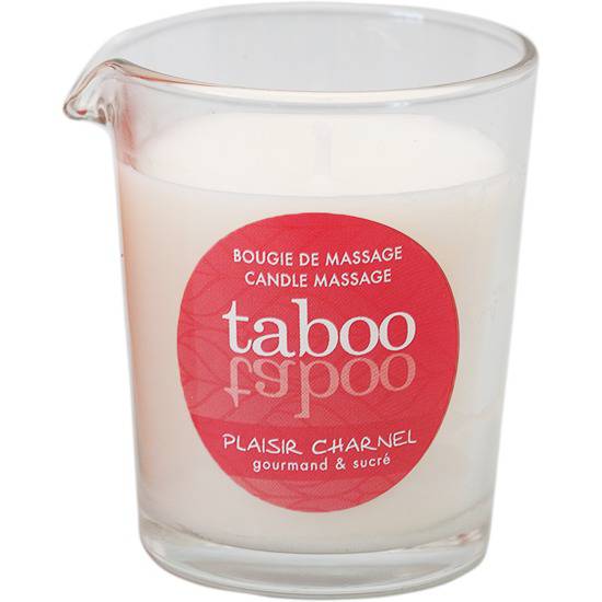 TABOO VELA DE MASAJE PARA ELLA PLAISIR CHARNEL AROMA FLOR DE CACAO - Afrodisiácos Velas - Sex Shop ARTICULOS EROTICOS