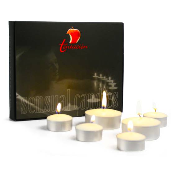 TENTACION SET DE VELAS CON FEROMONAS FRUTOS ROJOS - Afrodisiácos Velas - Sex Shop ARTICULOS EROTICOS