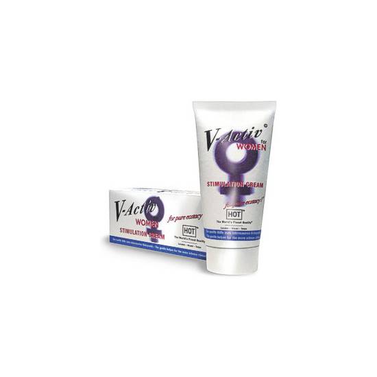 HOT V-ACTIV CREMA ESTIMULANTE FEMENINA - Cosmética Erótica Cremas Femeninas - Sex Shop ARTICULOS EROTICOS