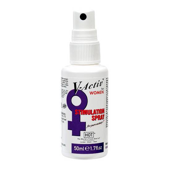 HOT V-ACTIV MUJER SPRAY ESTIMULANTE - Cosmética Erótica Cremas Femeninas - Sex Shop ARTICULOS EROTICOS