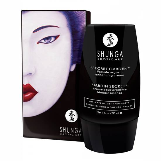 SHUNGA CREMA ORGASMO FEMENINO INTENSO JARDIN SECRETO - Cosmética Erótica Cremas Femeninas - Sex Shop ARTICULOS EROTICOS