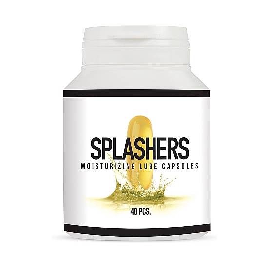 SPLASHERS - 40 PCS CÁPSULAS HIDRATANTES Y ESTIMULANTES - Cosmética Erótica Cremas Femeninas - Sex Shop ARTICULOS EROTICOS