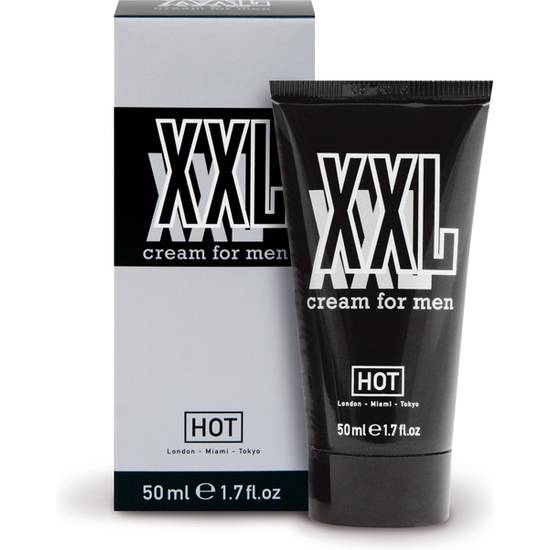 HOT XXL CREMA PARA HOMBRE 50 ML - Cosmética Erótica Cremas Masculinas - Sex Shop ARTICULOS EROTICOS