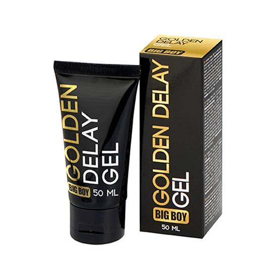 BIG BOY GOLDEN GEL RETARDANDE DE LA EYACULACION - Cosmética Erótica Cremas Retardantes - Sex Shop ARTICULOS EROTICOS