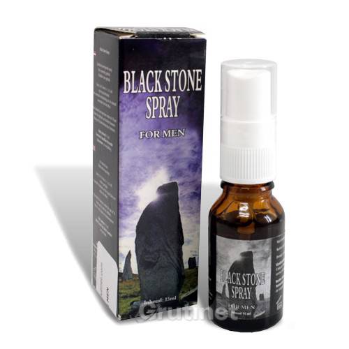 BLACK STONE SPRAY RETARDANTE PARA EL HOMBRE - Cosmética Erótica Cremas Retardantes - Sex Shop ARTICULOS EROTICOS