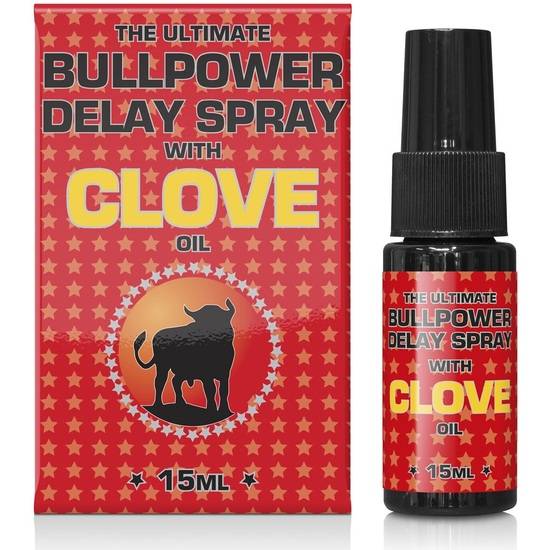 BULL POWER CLOVE SPRAY RETARDANTE (15ML) - Cosmética Erótica Cremas Retardantes - Sex Shop ARTICULOS EROTICOS