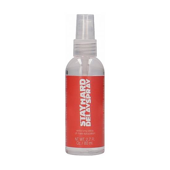 STAY HARD - SPRAY RETARDANTE 80ML - Cosmética Erótica Cremas Retardantes - Sex Shop ARTICULOS EROTICOS