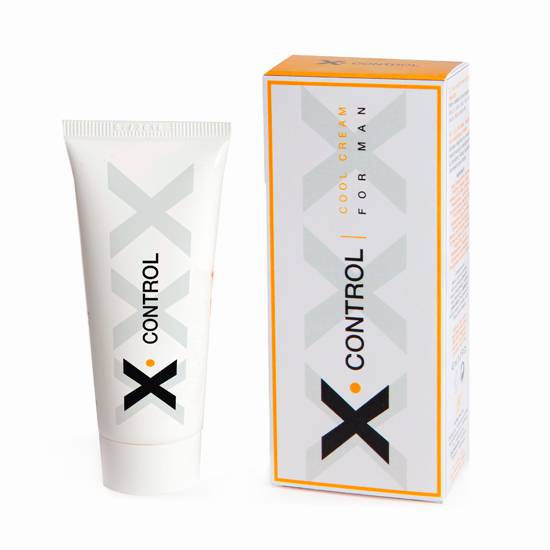 X CONTROL CREMA EFECTO FRIO PARA HOMBRE - Cosmética Erótica Cremas Vigorizantes - Sex Shop ARTICULOS EROTICOS