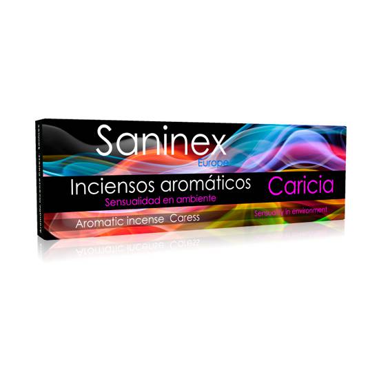 SANINEX INCIENSO AROMATICO CARICIA 20 STICKS - Afrodisiácos Inciensos -  Sex Shop ARTICULOS EROTICOS