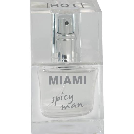 HOT MIAMI PERFUME PARA EL HOMBRE 30 ML - Afrodisiácos Perfumes - Sex Shop ARTICULOS EROTICOS