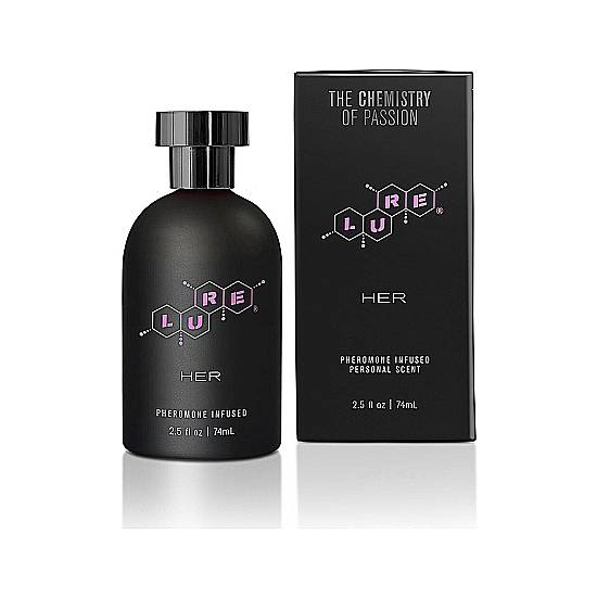 LURE BLACK LABEL PARA ELLA, PERFUME DE FEROMONAS - 74ML - Afrodisiácos Perfumes - Sex Shop ARTICULOS EROTICOS
