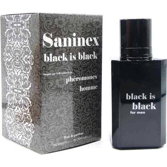 SANINEX PERFUME PHÉROMONES BLACK IS BLACK MEN - Afrodisiácos Perfumes - Sex Shop ARTICULOS EROTICOS