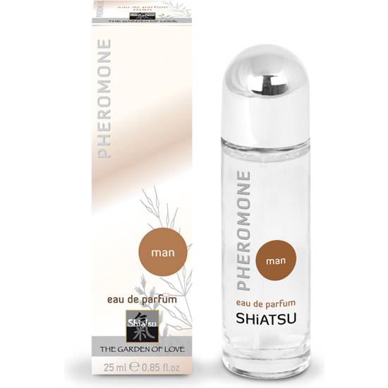 SHIATSU PERFUME DE FEROMONAS PARA HOMBRE, 25 ML - Afrodisiácos Perfumes - Sex Shop ARTICULOS EROTICOS