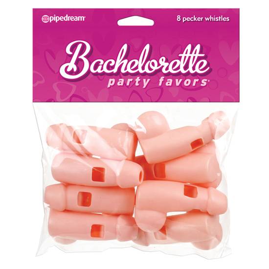 BACHELORETTE 8 SILBATOS EN FORMA DE PENE - Accesorios Disfraces Eróticos Varios - Sex Shop ARTICULOS EROTICOS