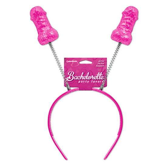 BACHELORETTE DIADEMA CON PENES DE PURPURINA - Juegos Eróticos Accesorios Diademas - Sex Shop ARTICULOS EROTICOS