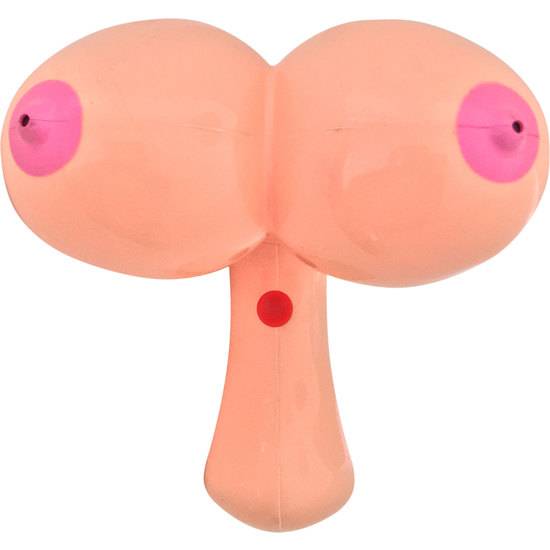 PISTOLA DIVERTIDA CON FORMA DE PECHOS - Accesorios Disfraces Eróticos Varios - Sex Shop ARTICULOS EROTICOS