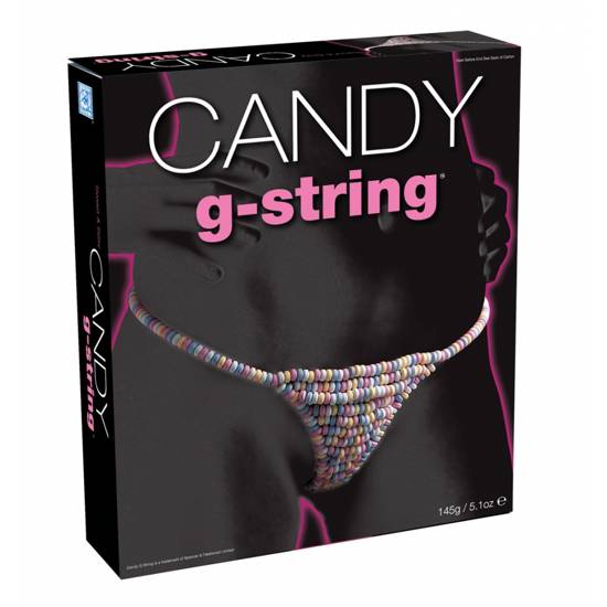 CANDY BLACK TANGA DE CARAMELO - Decoración Eróticas - Sex Shop ARTICULOS EROTICOS