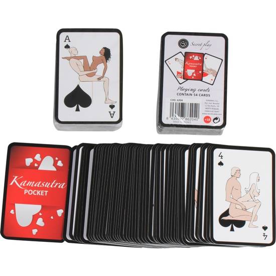 CARTAS KAMASUTRA MINI - TAMAÑO BOLSILLO - Juegos en Grupo - Sex Shop ARTICULOS EROTICOS