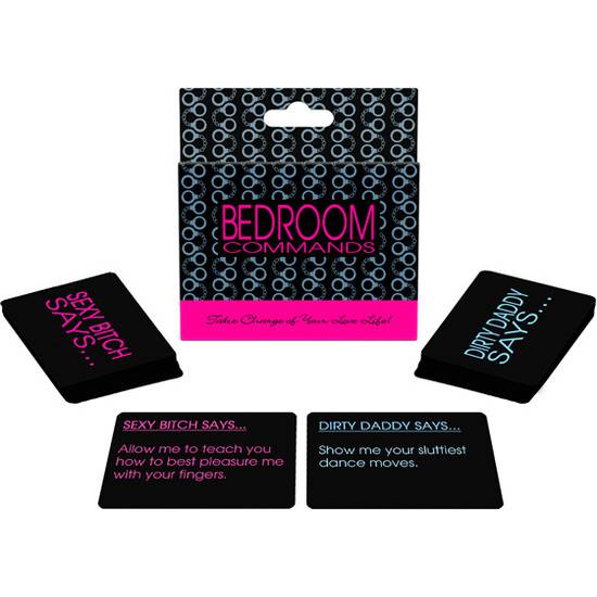 KHEPER GAMES - BEDROOM COMMANDS JUEGO DE CARTAS - Juegos en Grupo - Sex Shop ARTICULOS EROTICOS